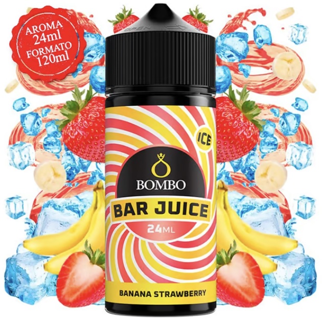 [RI1615] Aroma Bar Juice - Banana Strawberry Ice 24 ml (Longfill)