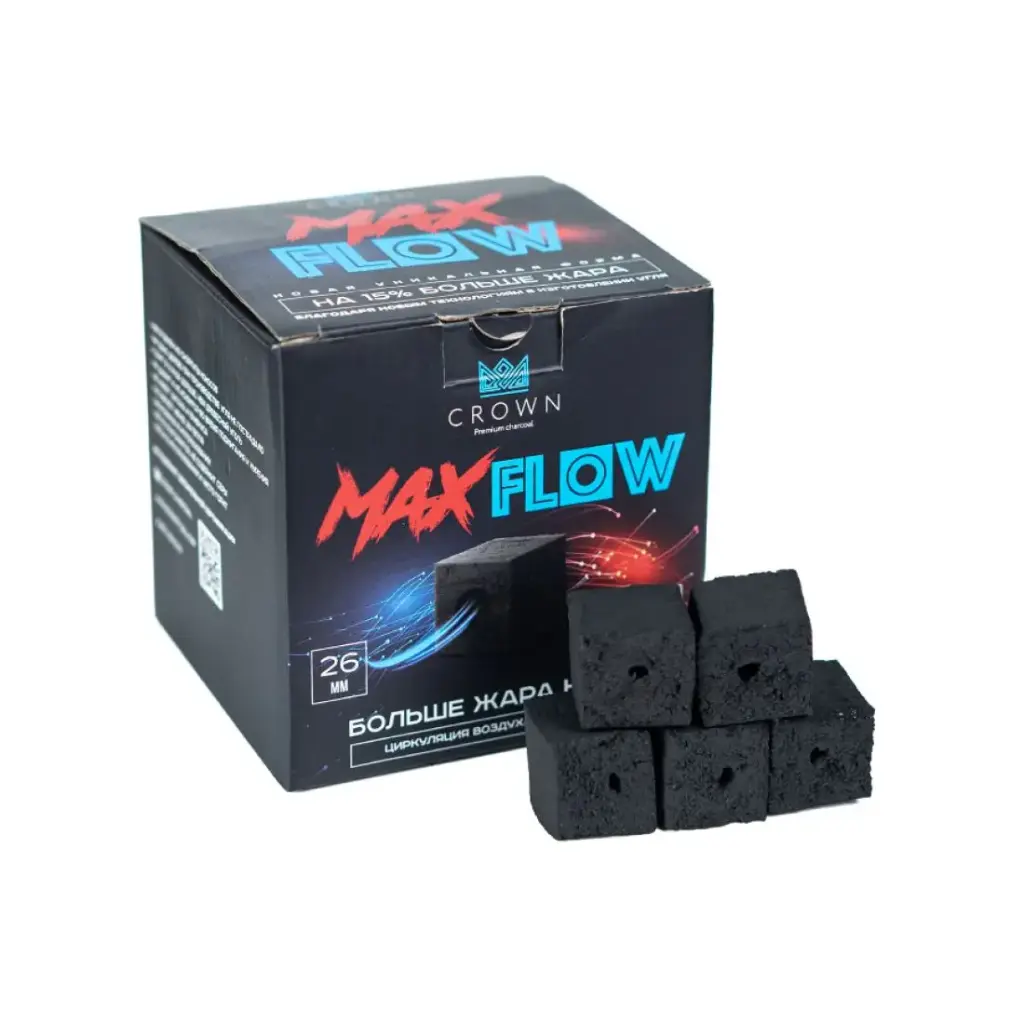 [RI1051] Carbón Crown Max Flow - 1Kg (26mm)