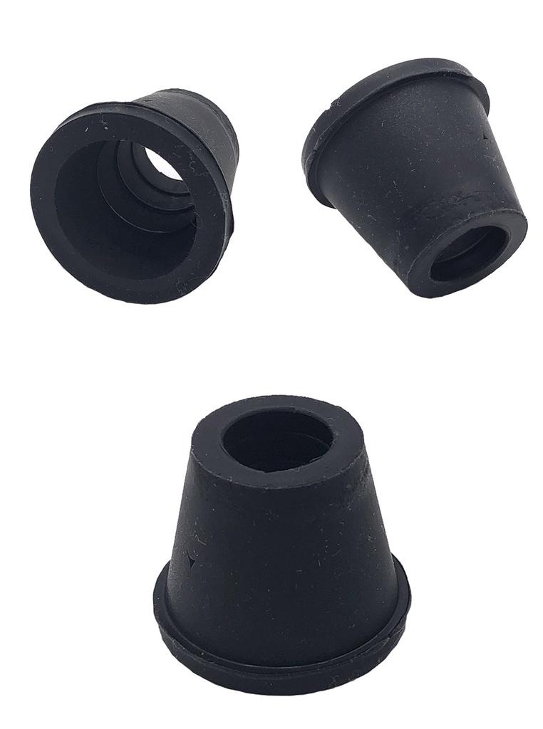 [RI82] Conector Cazoleta Silicona Negro
