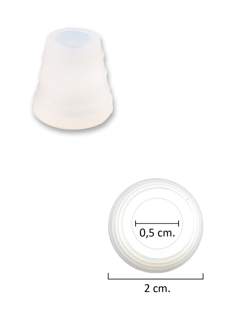 [RI90] Conector Silicona Manguera