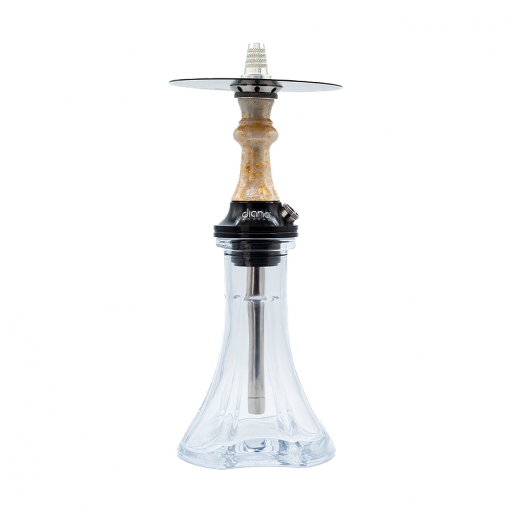 [RI1434] Diana Hookah Mikro - Blanco/Perla/Oro